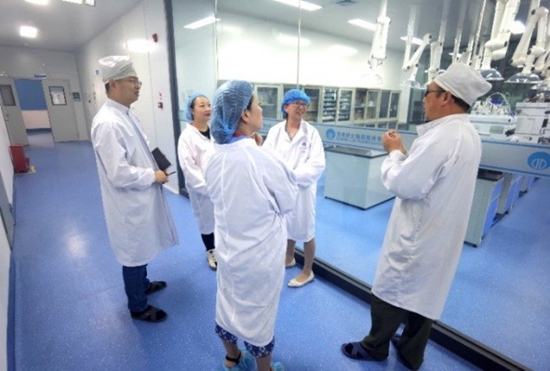 我司“新建硫糖鋁生產線“接受現場核查